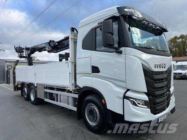 Iveco X-Way 530 Baustoff/Kran/HIAB/L-HIPRO235DLS/NLA Madelautod