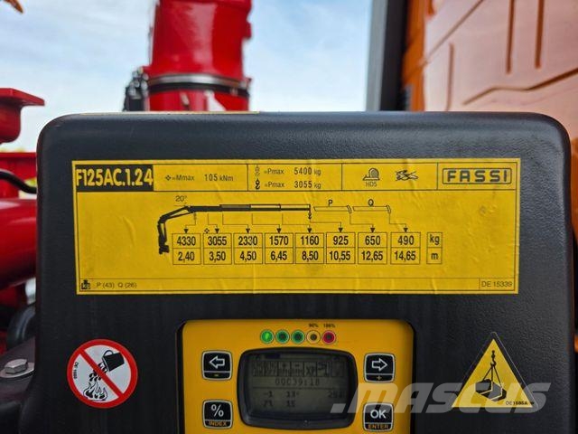 Iveco X-Way AD190X54/P Fassi F125AC.1.24 Funk AHK Самоскиди