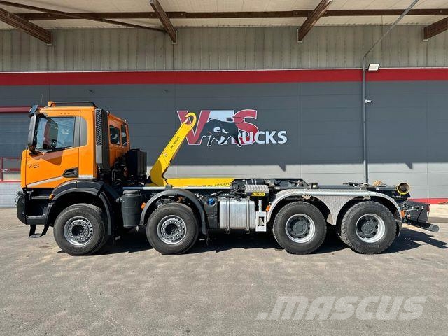Iveco XWay 480 8x4 BL PALFINGER P24A AK / Retarder Hook lift trucks