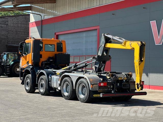 Iveco XWay 480 8x4 BL PALFINGER P24A AK / Retarder Hook lift trucks
