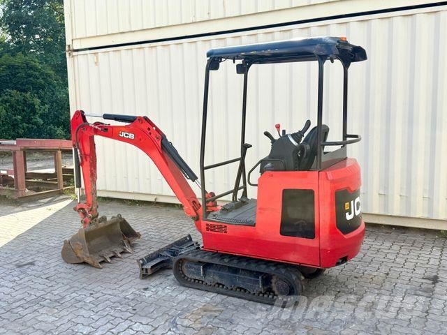 JCB 15C-1 / 2018 BJ / 3 x Löffel Minigraafmachines < 7t