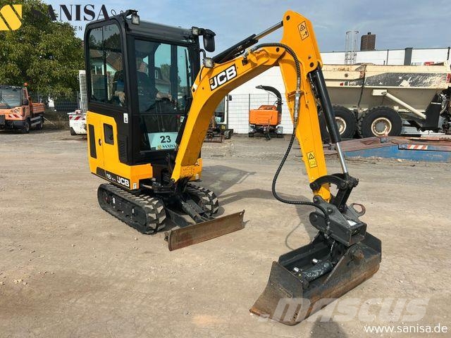 JCB 15C-1/SW/2xLöffel/1,7 t/Schwenkarm Mini bagri <7t