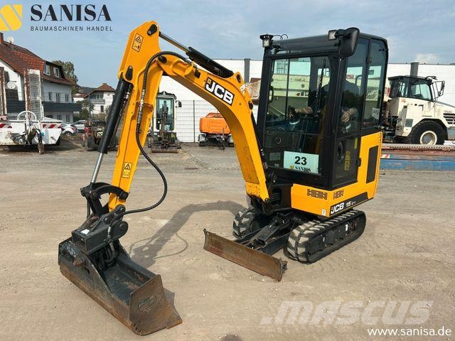 JCB 15C-1/SW/2xLöffel/1,7 t/Schwenkarm Mini bagri <7t