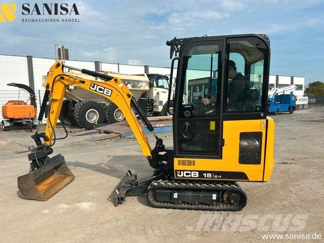 JCB 15C-1/SW/2xLöffel/1,7 t/Schwenkarm Mini bagri <7t