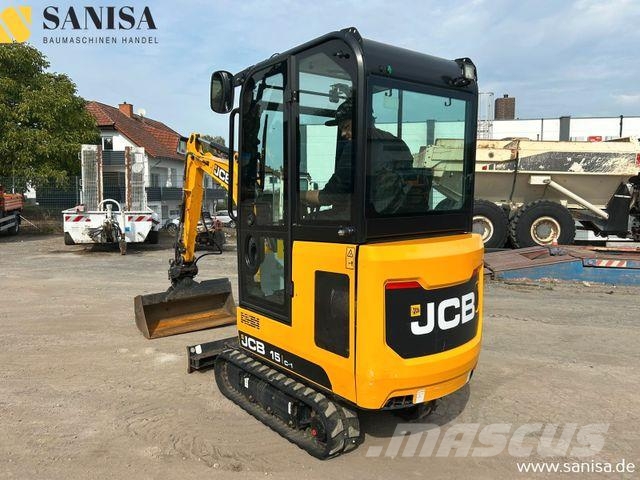 JCB 15C-1/SW/2xLöffel/1,7 t/Schwenkarm Mini bagri <7t