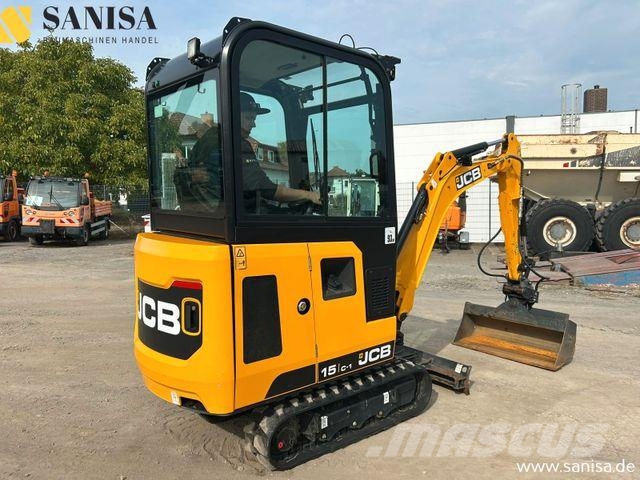 JCB 15C-1/SW/2xLöffel/1,7 t/Schwenkarm Mini bagri <7t