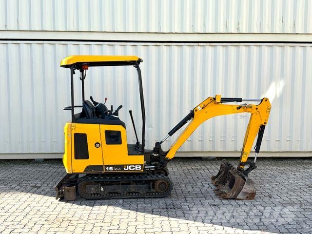 JCB 16C-1 / 2022 BJ/ 837 H / 3 x Löffel Mini excavatoare < 7t