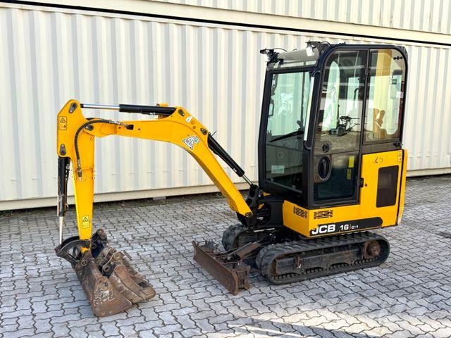 JCB 16C-1 / 799 H / 3 x Löffel / 2022 BJ Mini bagri <7t