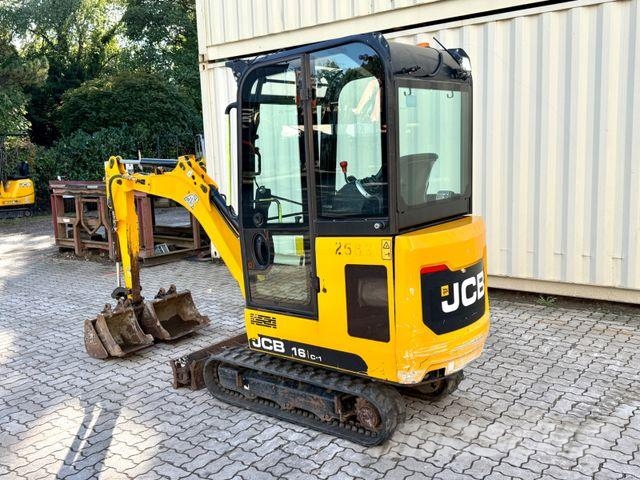 JCB 16C-1 / 799 H / 3 x Löffel / 2022 BJ Mini bagri <7t