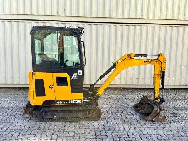 JCB 16C-1 / 799 H / 3 x Löffel / 2022 BJ Mini bagri <7t