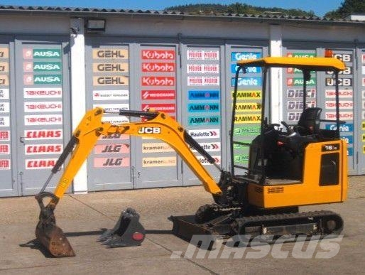 JCB 16C-1 T3 ** 2x Löffel ** Minigravemaskiner