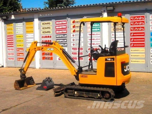 JCB 16C-1 T3 ** 2x Löffel ** Minigravemaskiner
