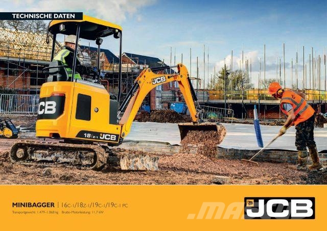 JCB 19C-1 Minigraafmachines < 7t