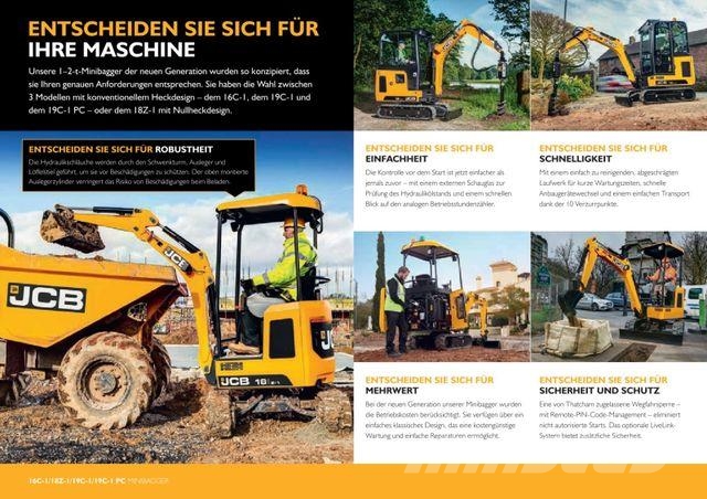 JCB 19C-1 Minigraafmachines < 7t