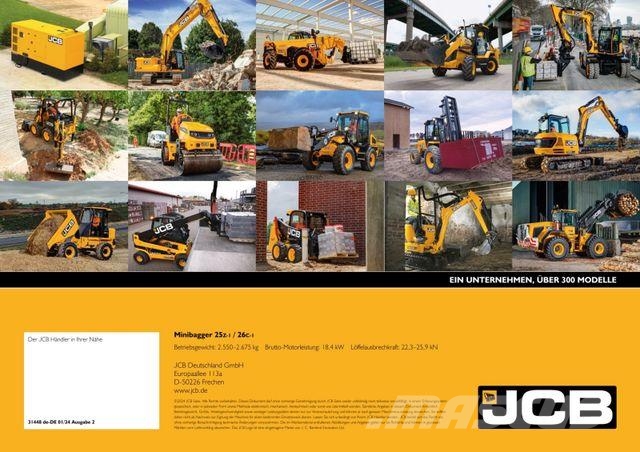 JCB 26C-1 Miniescavadeiras < 7t (Mini escavadeiras)