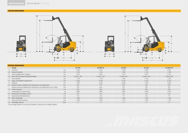 JCB 35-26 4x4 Telescopic handlers