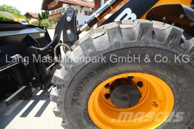 JCB 407 inkl. Schaufel &amp; Palettengabel Cargadoras sobre ruedas