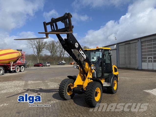 JCB 407 SV, hydr. S.W.S., Palettengabel, Neuwertig Cargadoras sobre ruedas