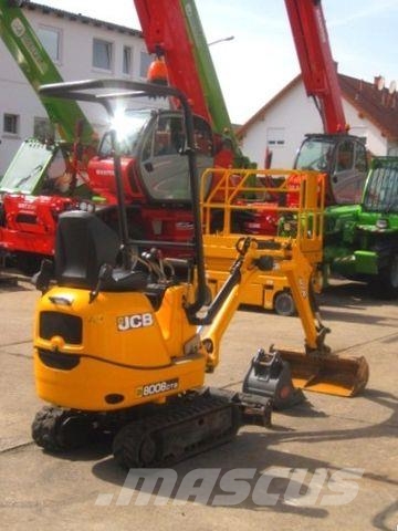 JCB 8008 * 2x Löffel * * Verstellfahrwerk * Minibagger < 7t