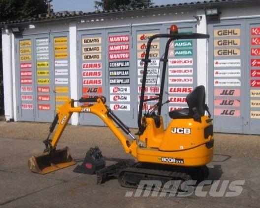 JCB 8008 * 2x Löffel * * Verstellfahrwerk * Minibagger < 7t