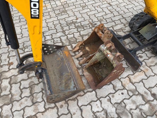 JCB 8008 CTS / 2021 BJ / 623 H / 3 x Löffel Mini bageri < 7t