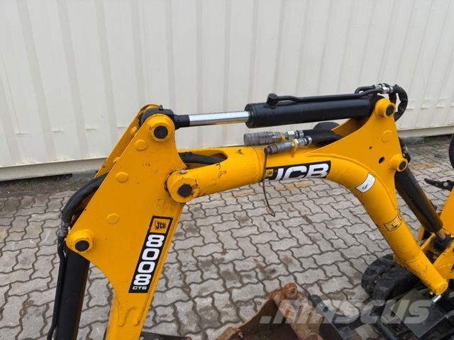 JCB 8008 CTS / 2021 BJ / 623 H / 3 x Löffel Mini bageri < 7t