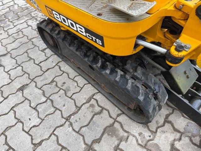 JCB 8008 CTS / 2021 BJ / 623 H / 3 x Löffel Mini bageri < 7t