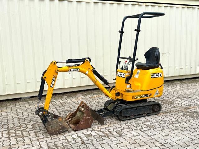 JCB 8008 CTS / 2021 BJ / 623 H / 3 x Löffel Mini bageri < 7t