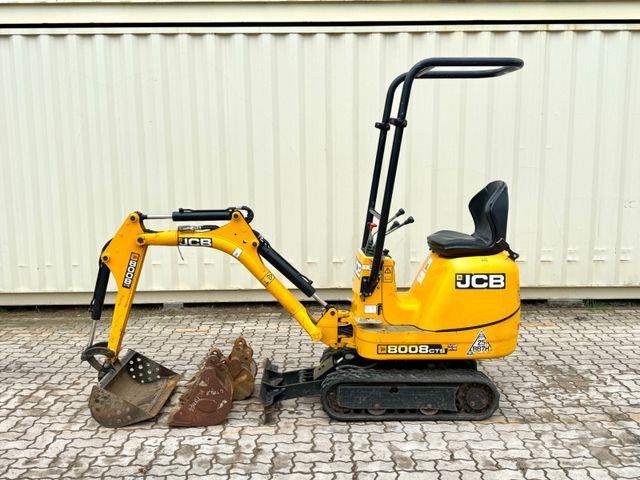 JCB 8008 CTS / 2021 BJ / 623 H / 3 x Löffel Mini bageri < 7t