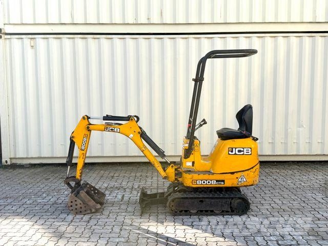 JCB 8008 CTS / 2021 BJ / 733 H / 2 x Löffel Mini ekskavatori < 7 t