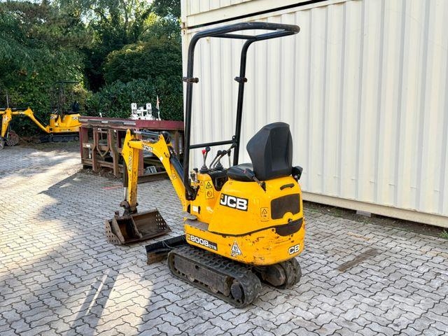 JCB 8008 CTS / 2021 BJ / 733 H / 2 x Löffel Mini ekskavatori < 7 t
