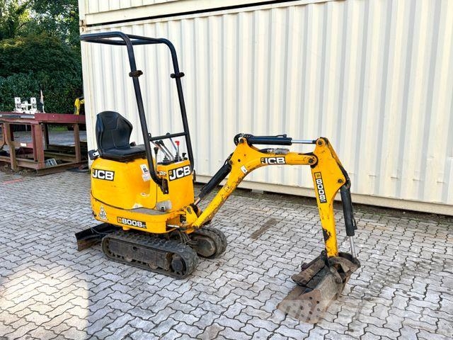 JCB 8008 CTS / 2021 BJ / 733 H / 2 x Löffel Mini ekskavatori < 7 t