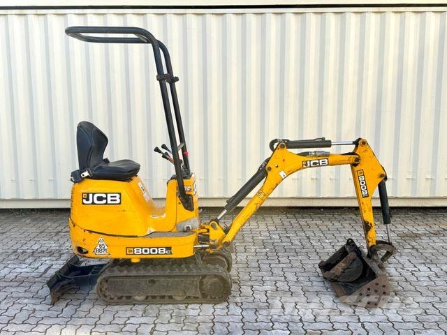 JCB 8008 CTS / 2021 BJ / 733 H / 2 x Löffel Mini ekskavatori < 7 t