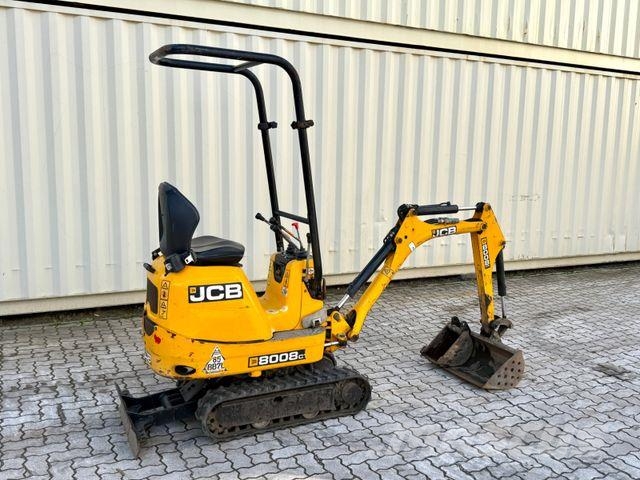 JCB 8008 CTS / 2021 BJ / 733 H / 2 x Löffel Mini ekskavatori < 7 t