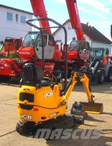 JCB 8008 CTS *2x Löffel* *Verstellfahrwerk* vgl 8010 Minibagger < 7t