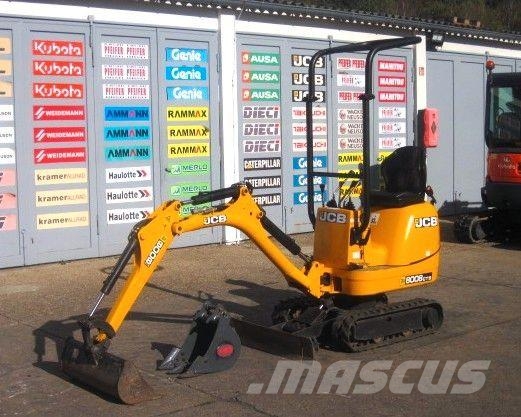 JCB 8008 CTS *2x Löffel* *Verstellfahrwerk* vgl 8010 Minibagger < 7t