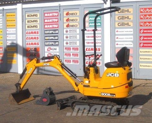 JCB 8008 CTS *2x Löffel* *Verstellfahrwerk* vgl 8010 Minibagger < 7t