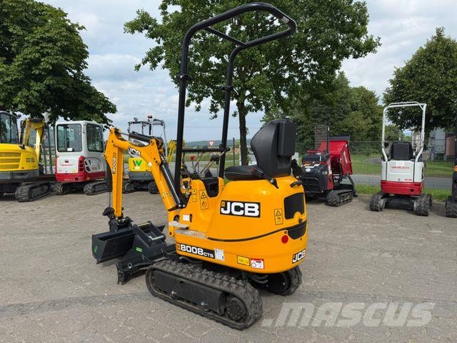 JCB 8008 CTS, Neugerät, Bj 26, MS01, TL, GL Miniexcavadoras