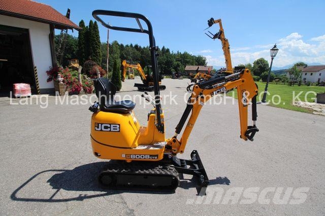 JCB 8008 Microbagger حفارات صغيرة أقل من 7 طن (حفارات صغيرة)