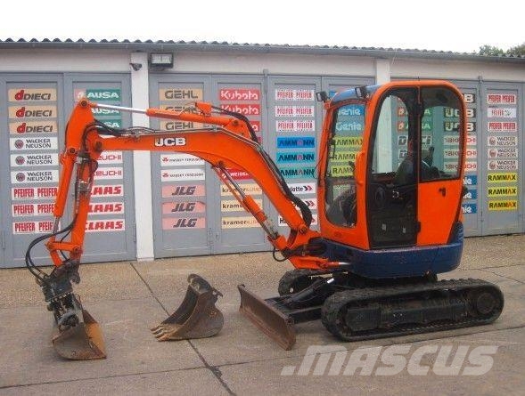 JCB 8025 *2x Löffel* hydr. Grabenr.schaufel vgl 8026 Mini ekskavatori < 7 t