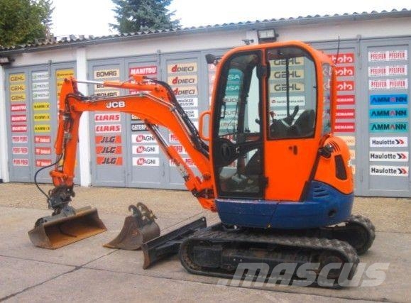 JCB 8025 *2x Löffel* hydr. Grabenr.schaufel vgl 8026 Mini ekskavatori < 7 t