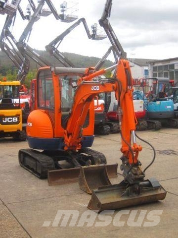 JCB 8025 *2x Löffel* hydr. Grabenr.schaufel vgl 8026 Mini ekskavatori < 7 t