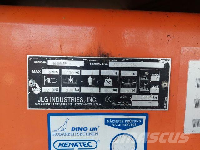JLG M 600 JP Plataformas elevatórias articuladas