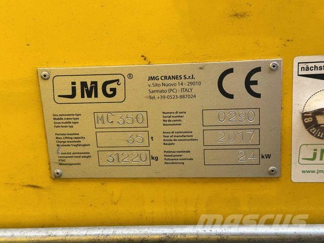 JMG MC 350 Elektro Pick & Carry-Kran Torony daruk