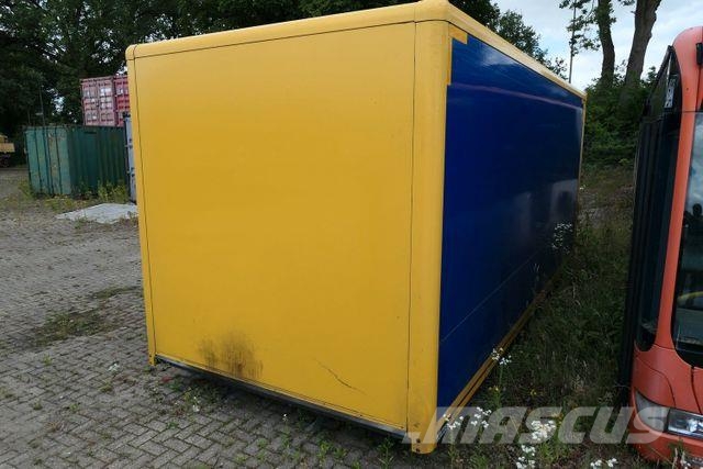  JUNGE Kofferaufbau, 6.100mm lang, Ankerschienen Kofferauflieger