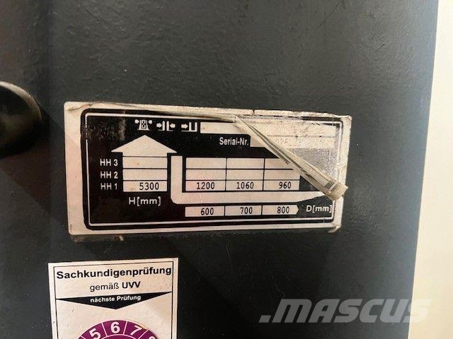 Jungheinrich elektro Stapler, Hubhöhe 5200 mm, Electric forklifts