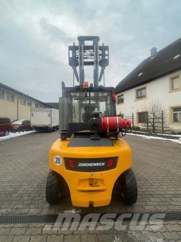 Jungheinrich TFG680 Duplex Gasstapler Seitensch. hydr. Zinken LPG forklifts
