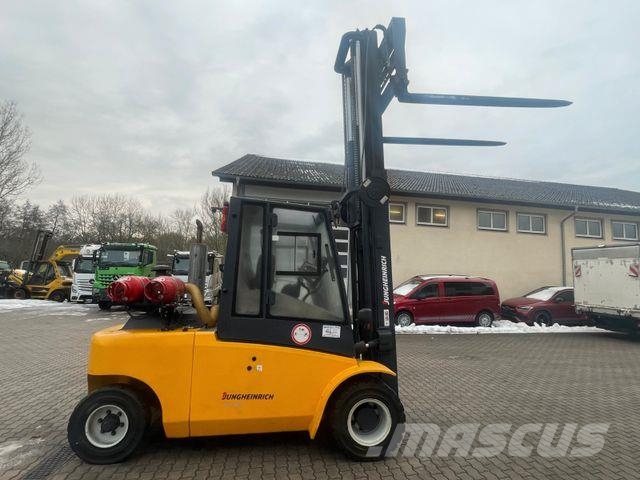 Jungheinrich TFG680 Duplex Gasstapler Seitensch. hydr. Zinken LPG forklifts