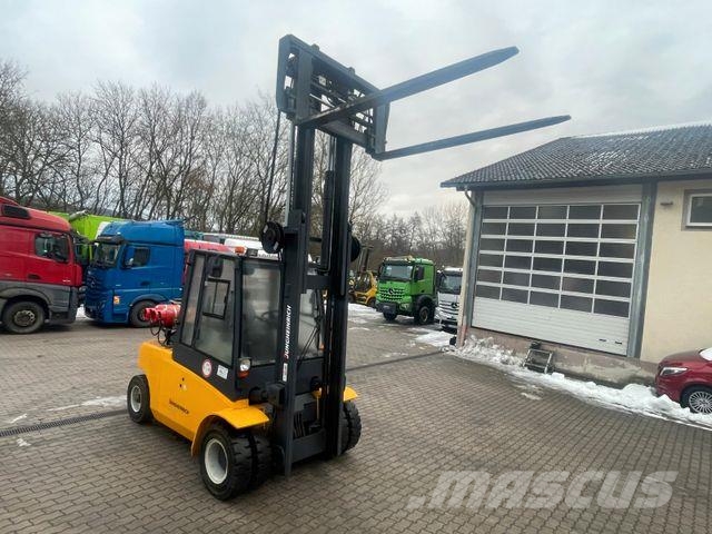Jungheinrich TFG680 Duplex Gasstapler Seitensch. hydr. Zinken LPG forklifts
