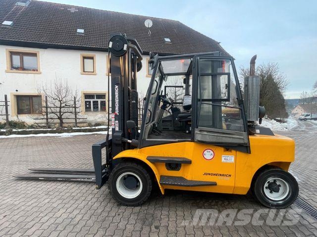 Jungheinrich TFG680 Duplex Gasstapler Seitensch. hydr. Zinken LPG forklifts